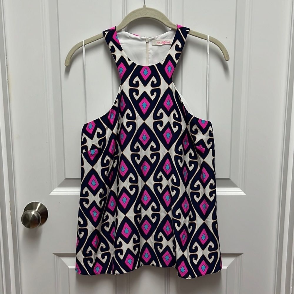 Alice & Trixie Silk Halter Top